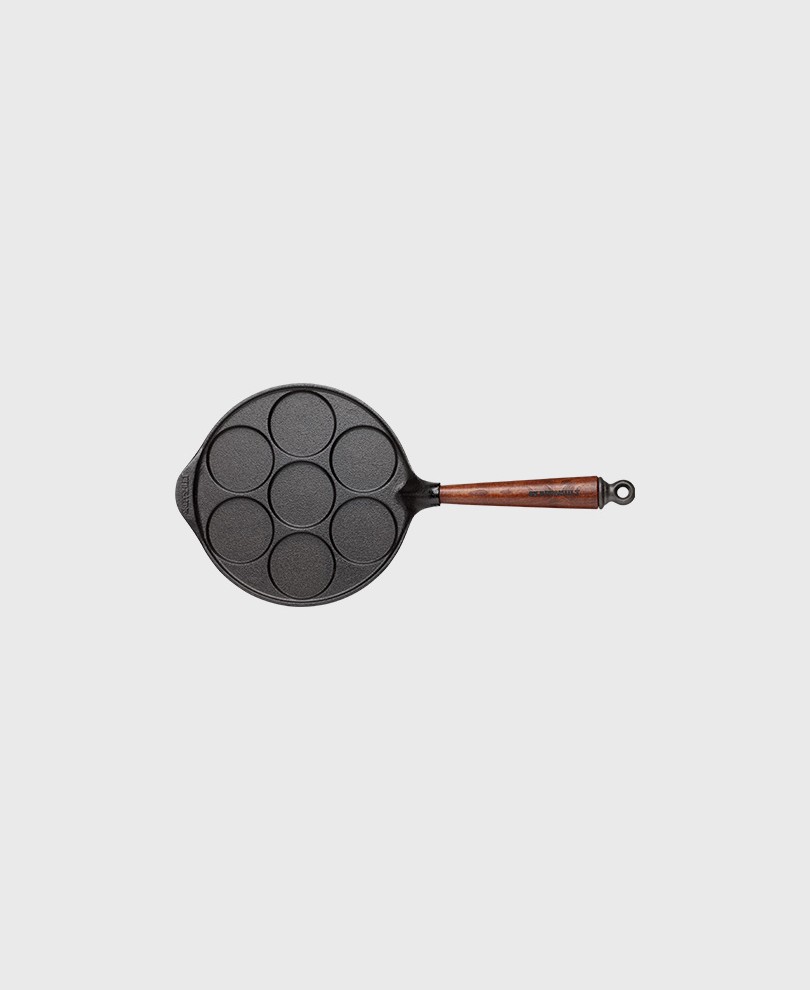 Skeppshult Walnut cast iron pancake griddle 23 cm, 0031V 