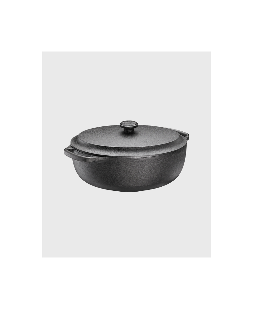 Carl Victor - Cast Iron Casserole 24cm 4L with Glass Lid